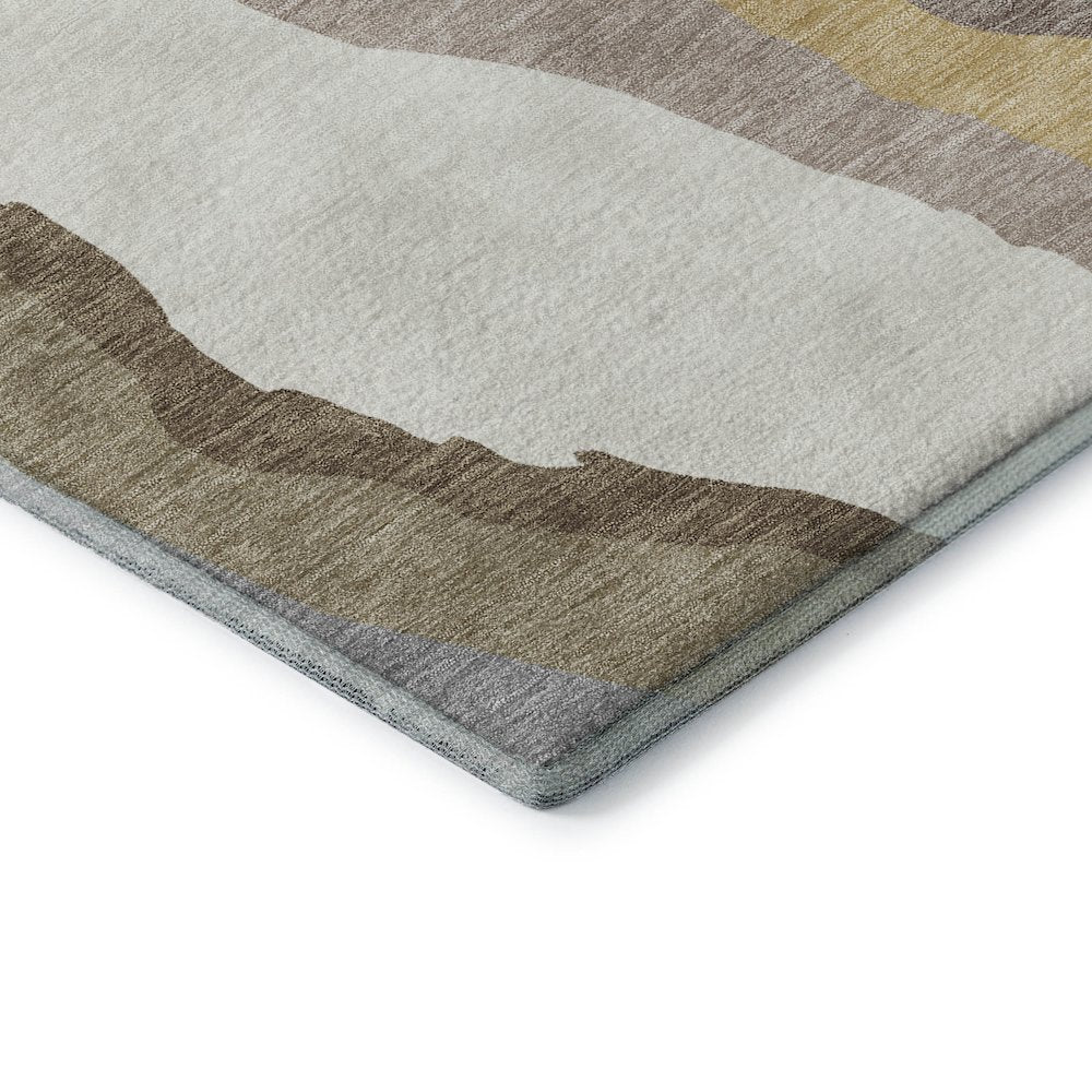 Premium Machine Washable Mayfield AMF1047 Beige 1'8" x 2'6" Rug