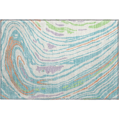 Premium Machine Washable Mayfield AMF1051 Linen 1'8" x 2'6" Rug