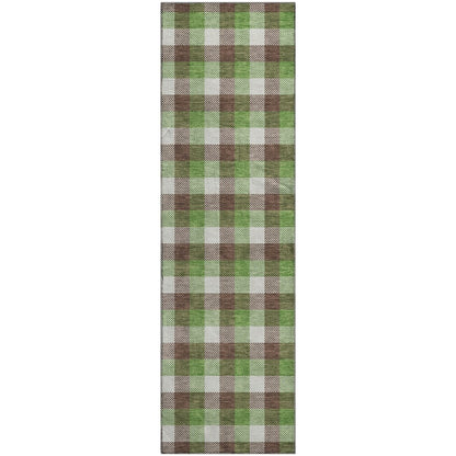 Premium Machine Washable Mayfield AMF1053 Brown 2'3" x 7'6" Runner Rug