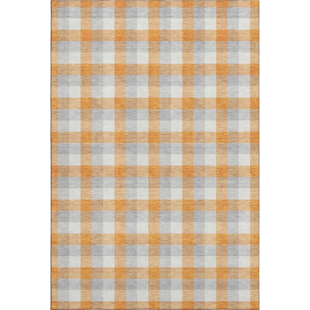 Premium Machine Washable Mayfield AMF1053 Orange 2'6" x 3'10" Rug
