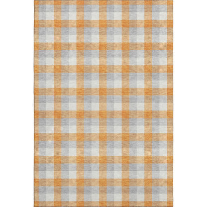 Premium Machine Washable Mayfield AMF1053 Orange 2'6" x 3'10" Rug