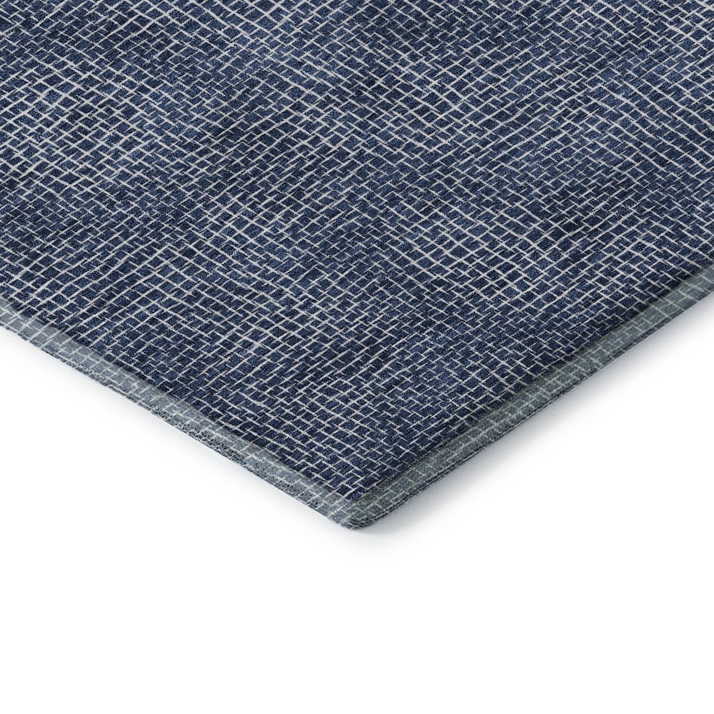 Premium Machine Washable Mayfield AMF1057 Navy 1'8" x 2'6" Rug