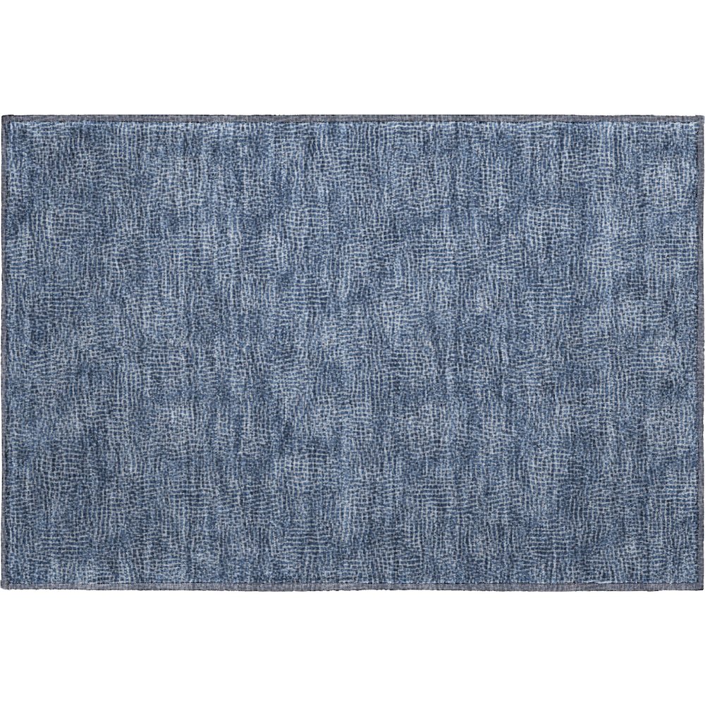 Premium Machine Washable Mayfield AMF1057 Navy 1'8" x 2'6" Rug