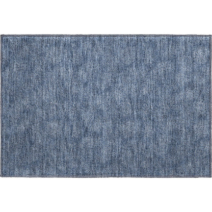 Premium Machine Washable Mayfield AMF1057 Navy 1'8" x 2'6" Rug