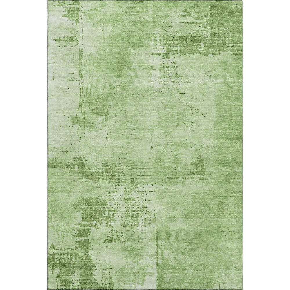 Premium Machine Washable Mayfield AMF1062 Green 2'6" x 3'10" Rug
