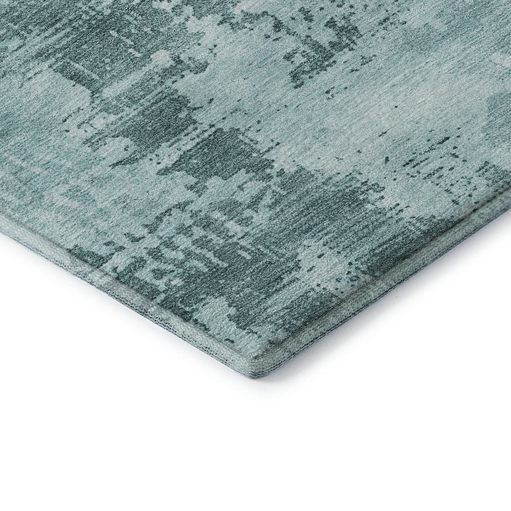 Premium Machine Washable Mayfield AMF1062 Seafoam 1'8" x 2'6" Rug