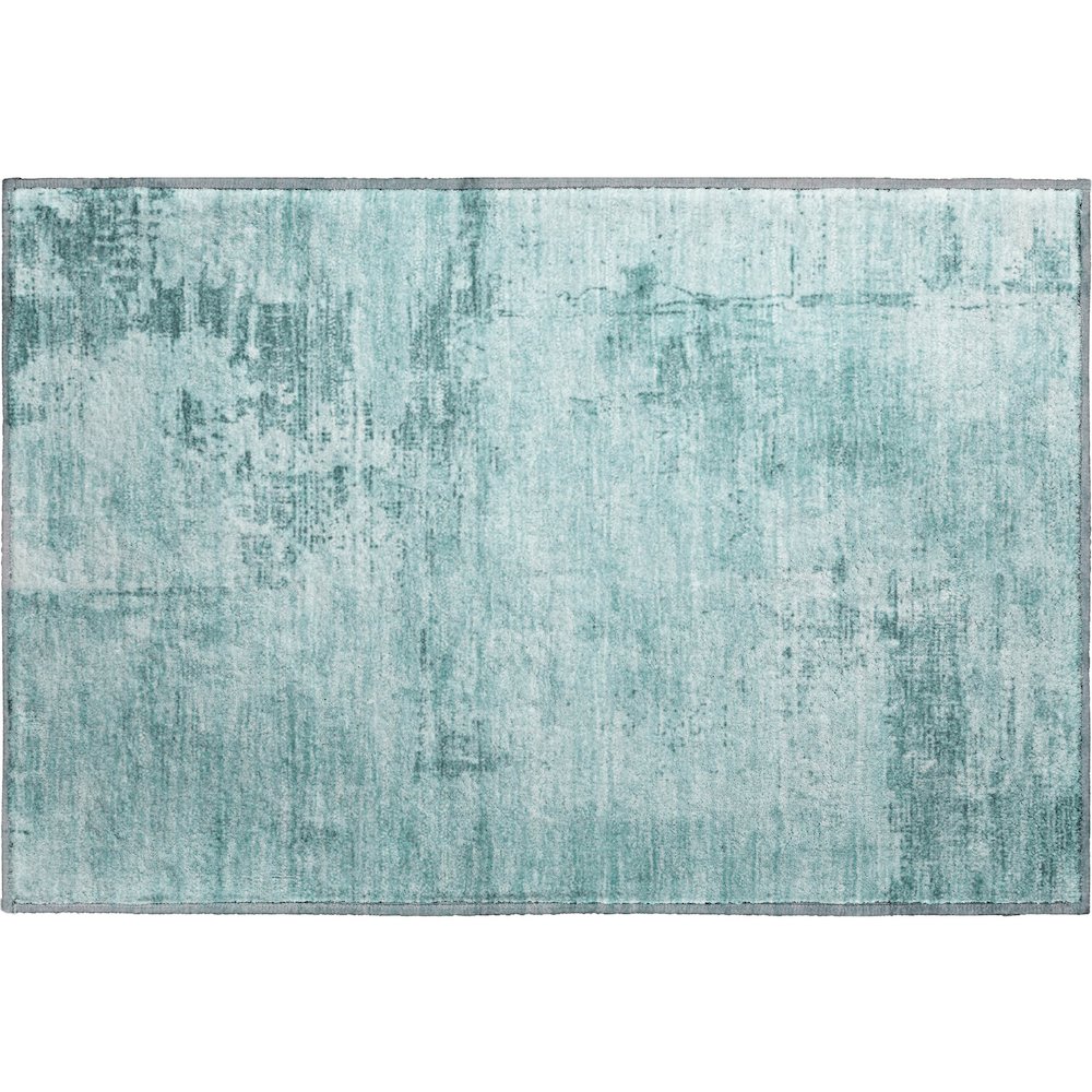 Premium Machine Washable Mayfield AMF1062 Seafoam 1'8" x 2'6" Rug
