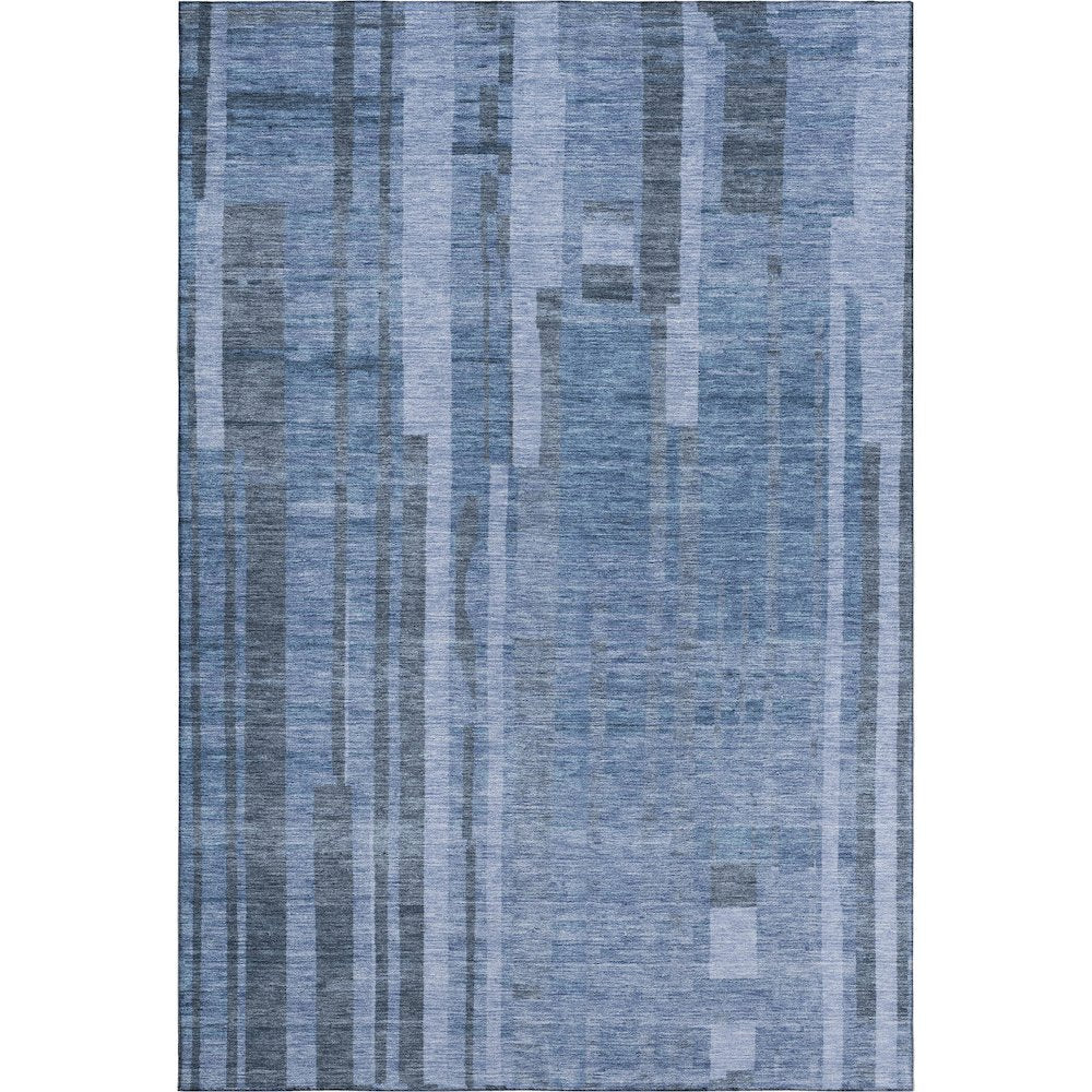 Premium Machine Washable Mayfield AMF1063 Navy 2'6" x 3'10" Rug