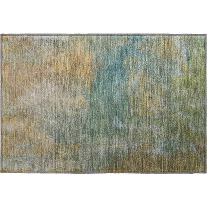 Premium Machine Washable Mayfield AMF1073 Aloe 1'8" x 2'6" Rug