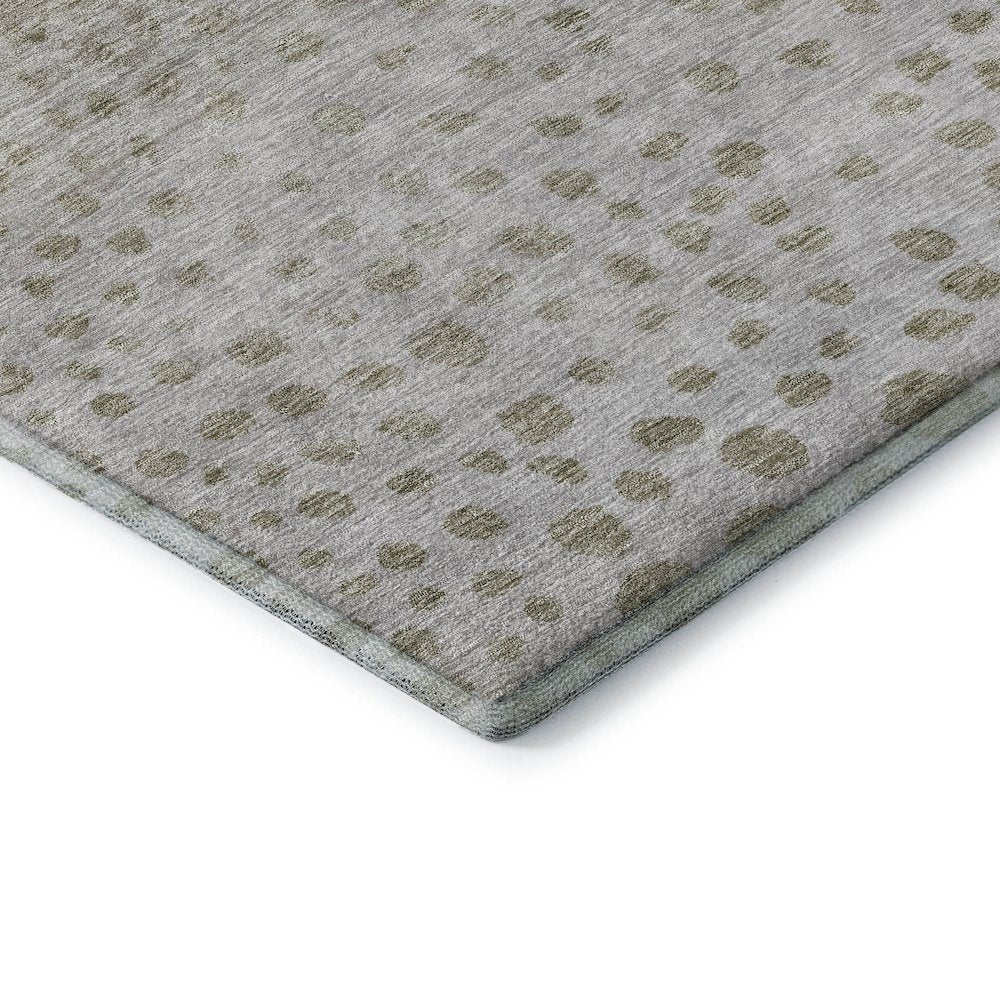 Premium Machine Washable Mayfield AMF1074 Taupe 1'8" x 2'6" Rug