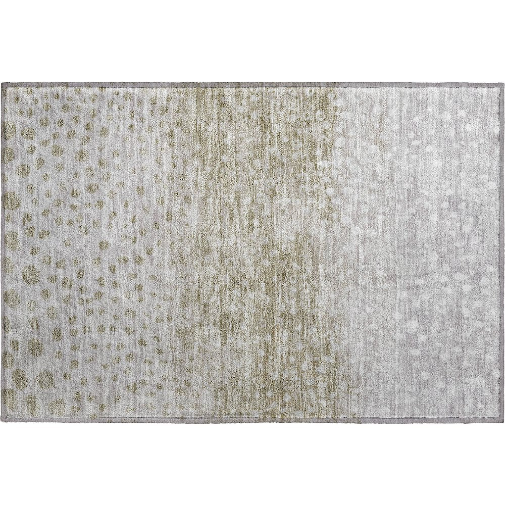 Premium Machine Washable Mayfield AMF1074 Taupe 1'8" x 2'6" Rug