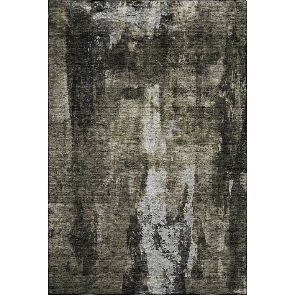 Premium Machine Washable Mayfield AMF1077 Charcoal 2'6" x 3'10" Rug
