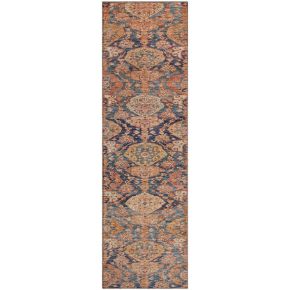 Premium Machine Washable Mayfield AMF1084 Terracotta 2'3" x 7'6" Runner Rug
