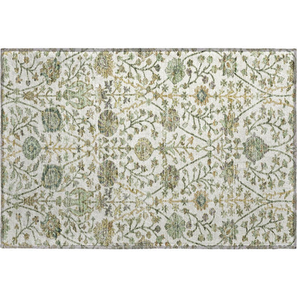 Premium Machine Washable Mayfield AMF1087 Ivory 1'8" x 2'6" Rug