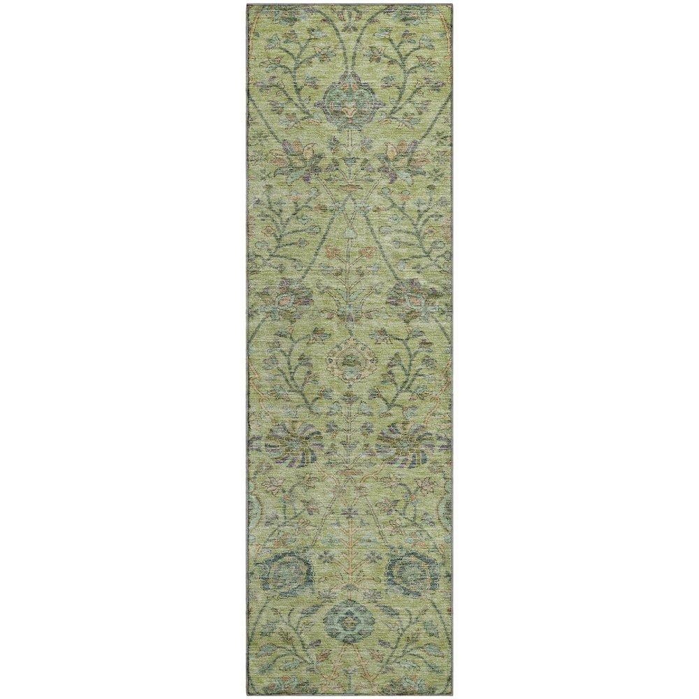 Premium Machine Washable Mayfield AMF1087 Mint 2'3" x 7'6" Runner Rug