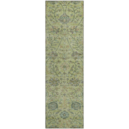 Premium Machine Washable Mayfield AMF1087 Mint 2'3" x 7'6" Runner Rug