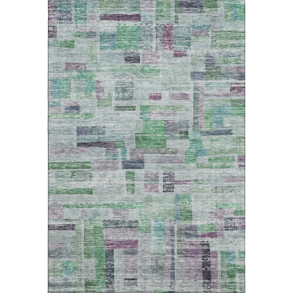 Premium Machine Washable Mayfield AMF1090 Aloe 2'6" x 3'10" Rug