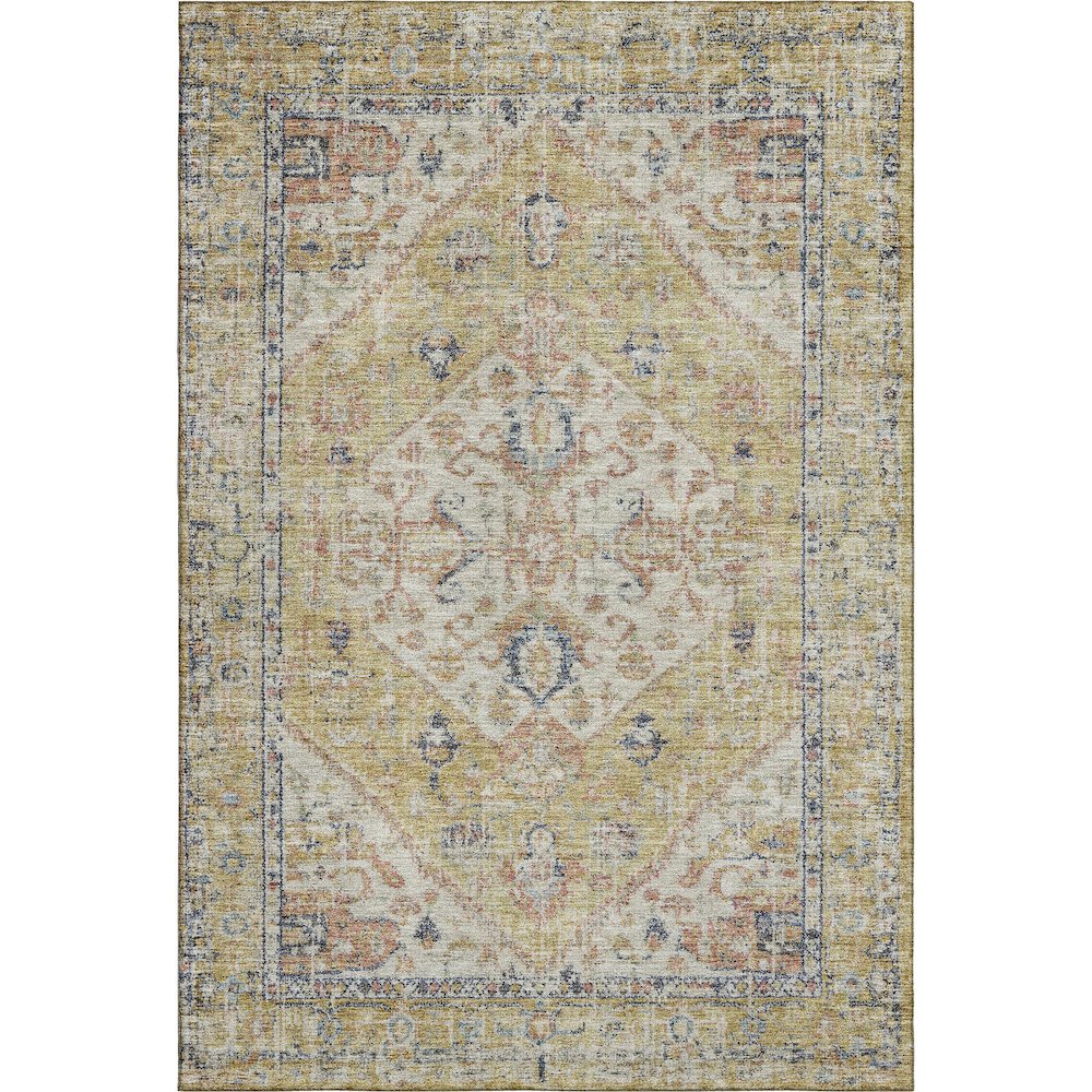 Premium Machine Washable Mayfield AMF1103 Wheat 2'6" x 3'10" Rug