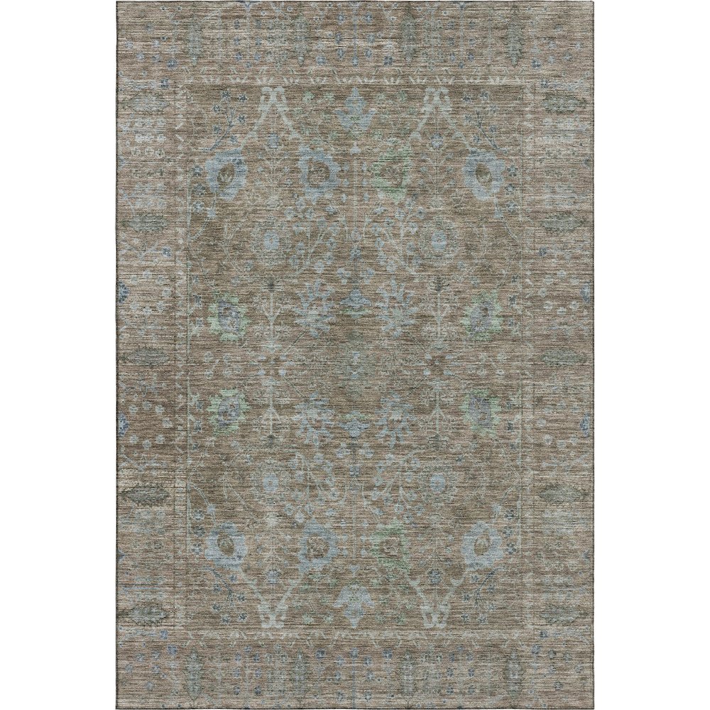 Premium Machine Washable Mayfield AMF1106 Brown 2'6" x 3'10" Rug