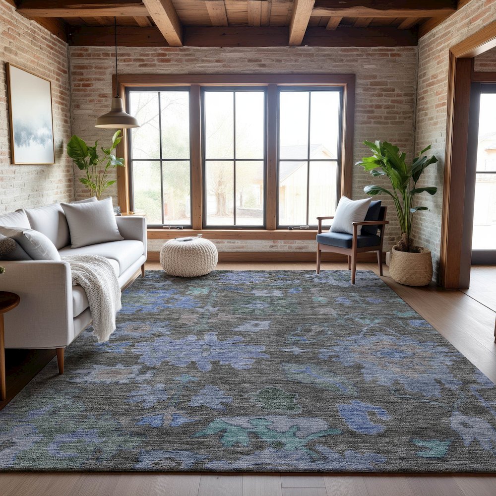 Premium Machine Washable Mayfield AMF1108 Taupe 2'6" x 3'10" Rug