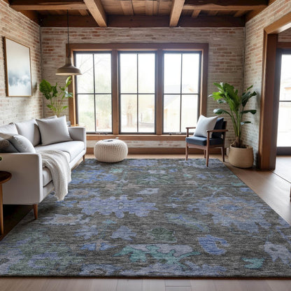 Premium Machine Washable Mayfield AMF1108 Taupe 2'6" x 3'10" Rug