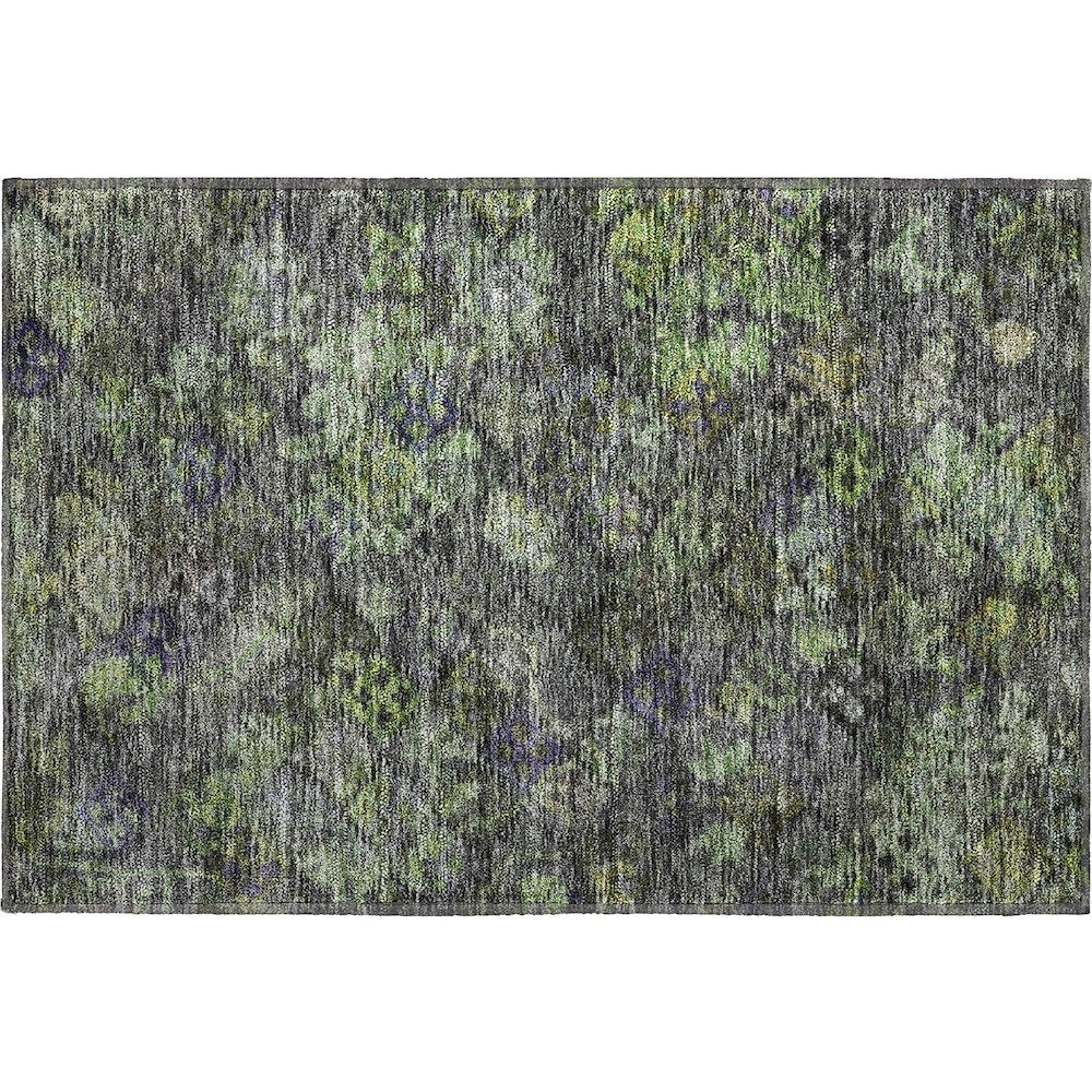 Premium Machine Washable Mayfield AMF1109 Green 1'8" x 2'6" Rug