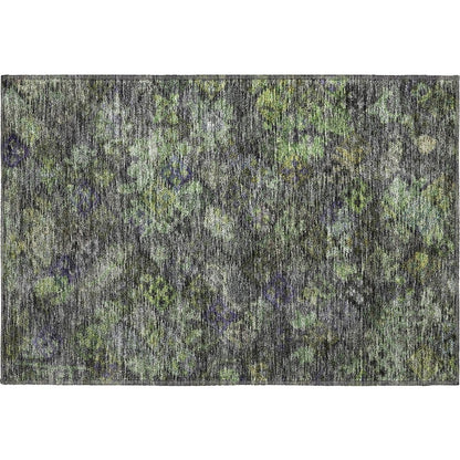 Premium Machine Washable Mayfield AMF1109 Green 1'8" x 2'6" Rug