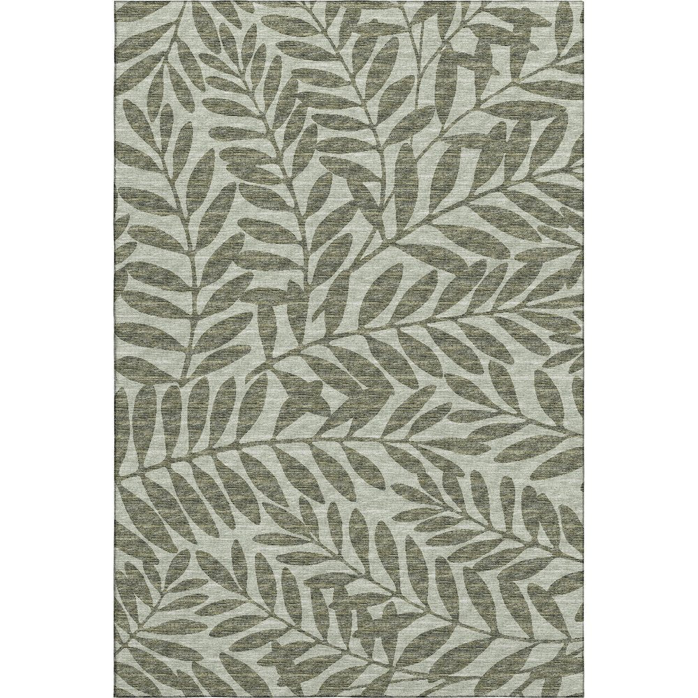 Premium Machine Washable Mayfield  Green 2'6" x 3'10" Rug