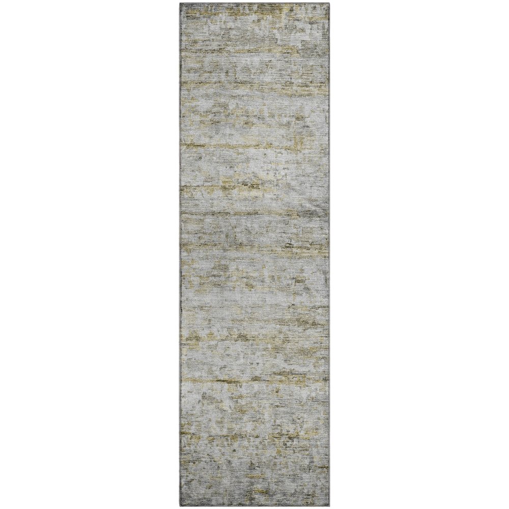 Premium Machine Washable Mayfield AMF1127 Taupe 2'3" x 7'6" Runner Rug