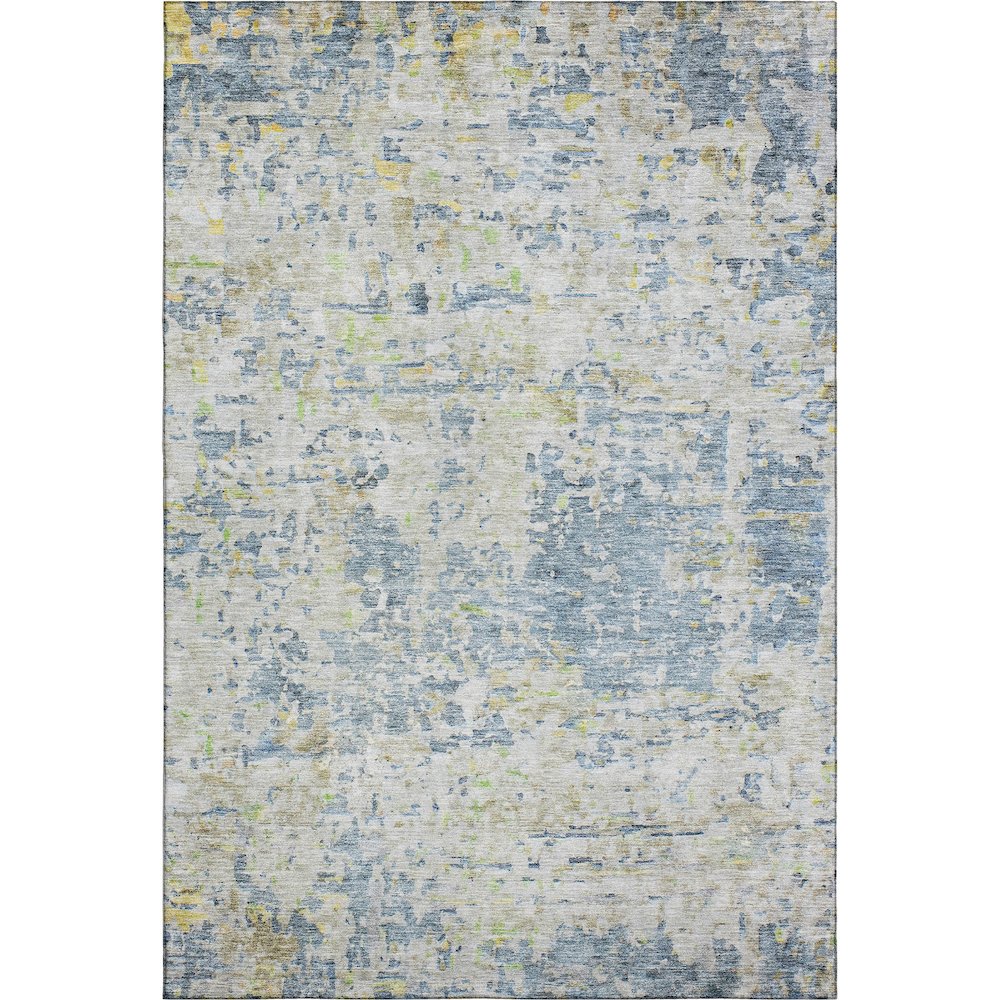 Premium Machine Washable Mayfield AMF1128 Blue 2'6" x 3'10" Rug