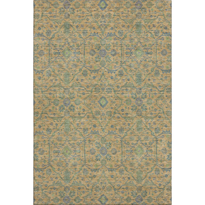 Premium Machine Washable Mayfield AMF1131 Orange 2'6" x 3'10" Rug