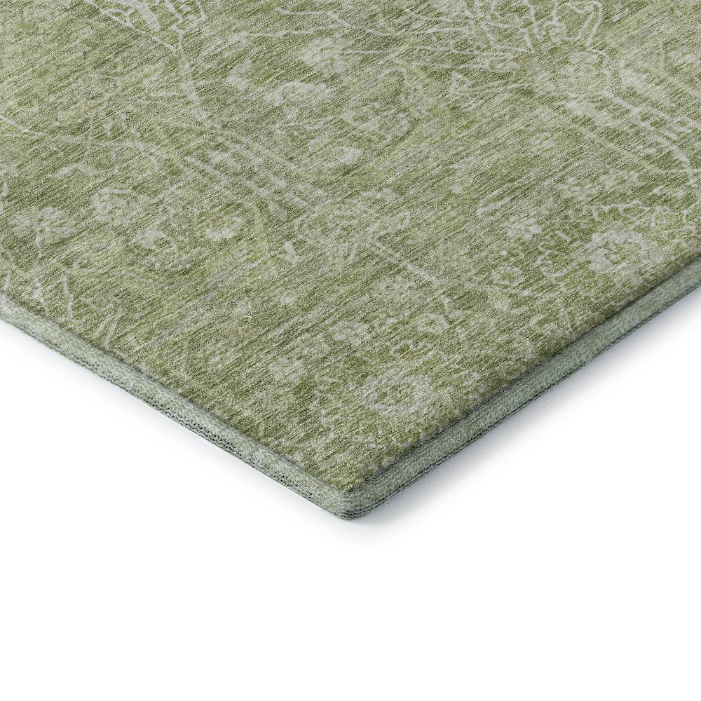 Premium Machine Washable Mayfield AMF1133 Aloe 1'8" x 2'6" Rug