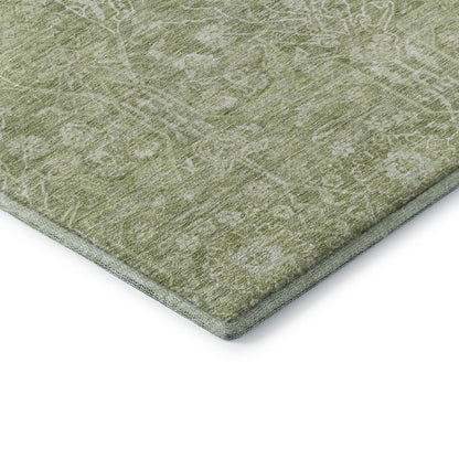 Premium Machine Washable Mayfield AMF1133 Aloe 1'8" x 2'6" Rug