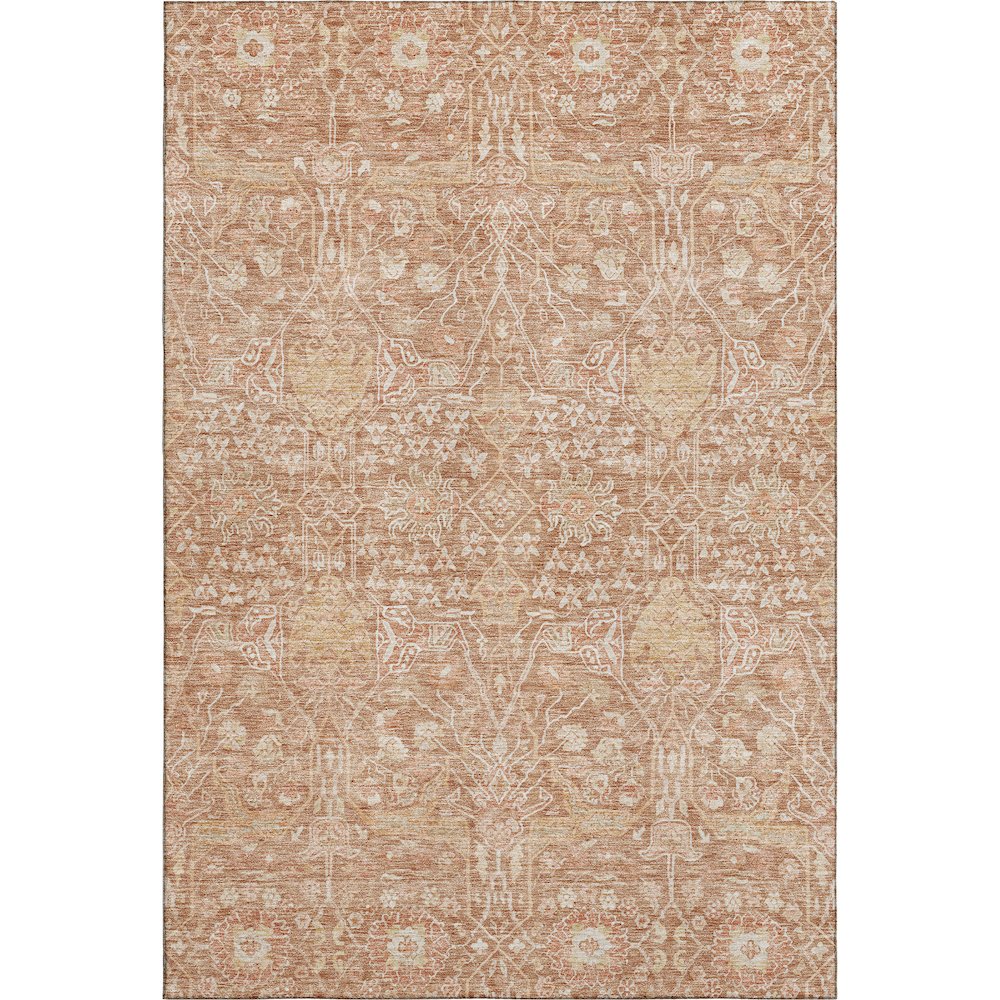 Premium Machine Washable Mayfield AMF1133 Coral 2'6" x 3'10" Rug