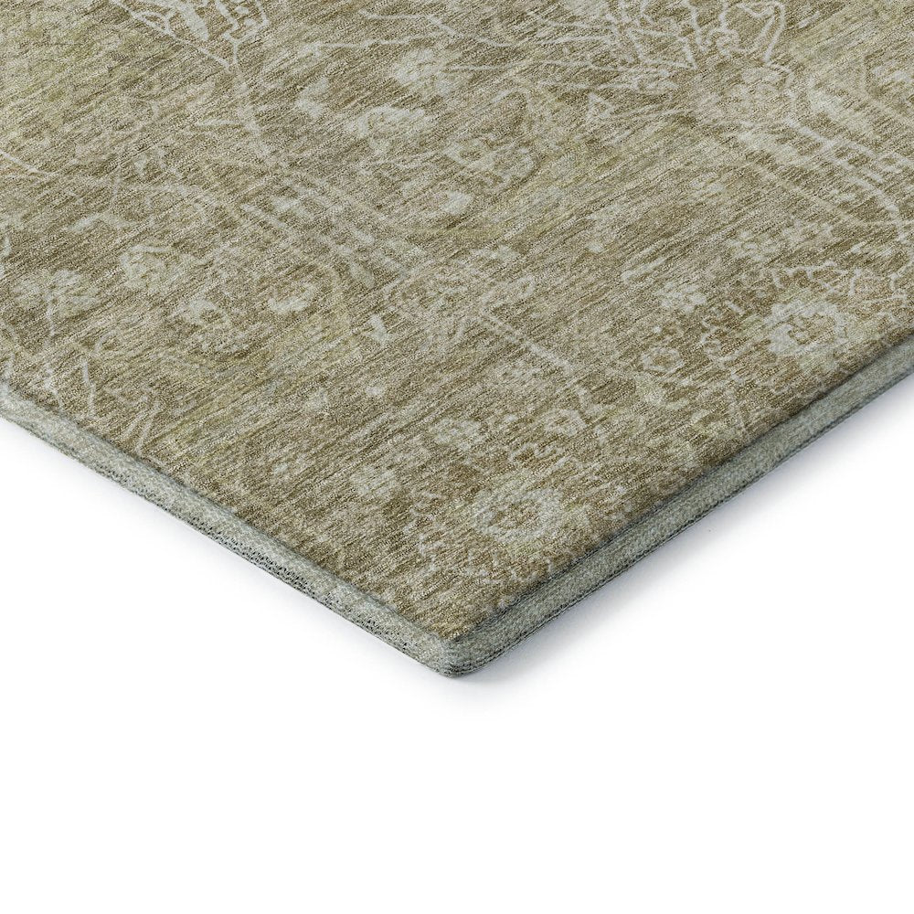 Premium Machine Washable Mayfield AMF1133 Taupe 1'8" x 2'6" Rug