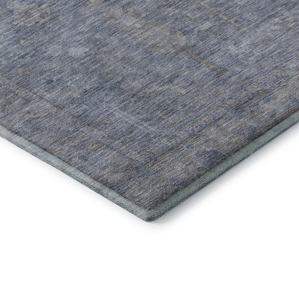 Premium Machine Washable Mayfield AMF1135 Denim 1'8" x 2'6" Rug