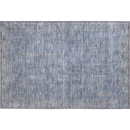 Premium Machine Washable Mayfield AMF1135 Denim 1'8" x 2'6" Rug