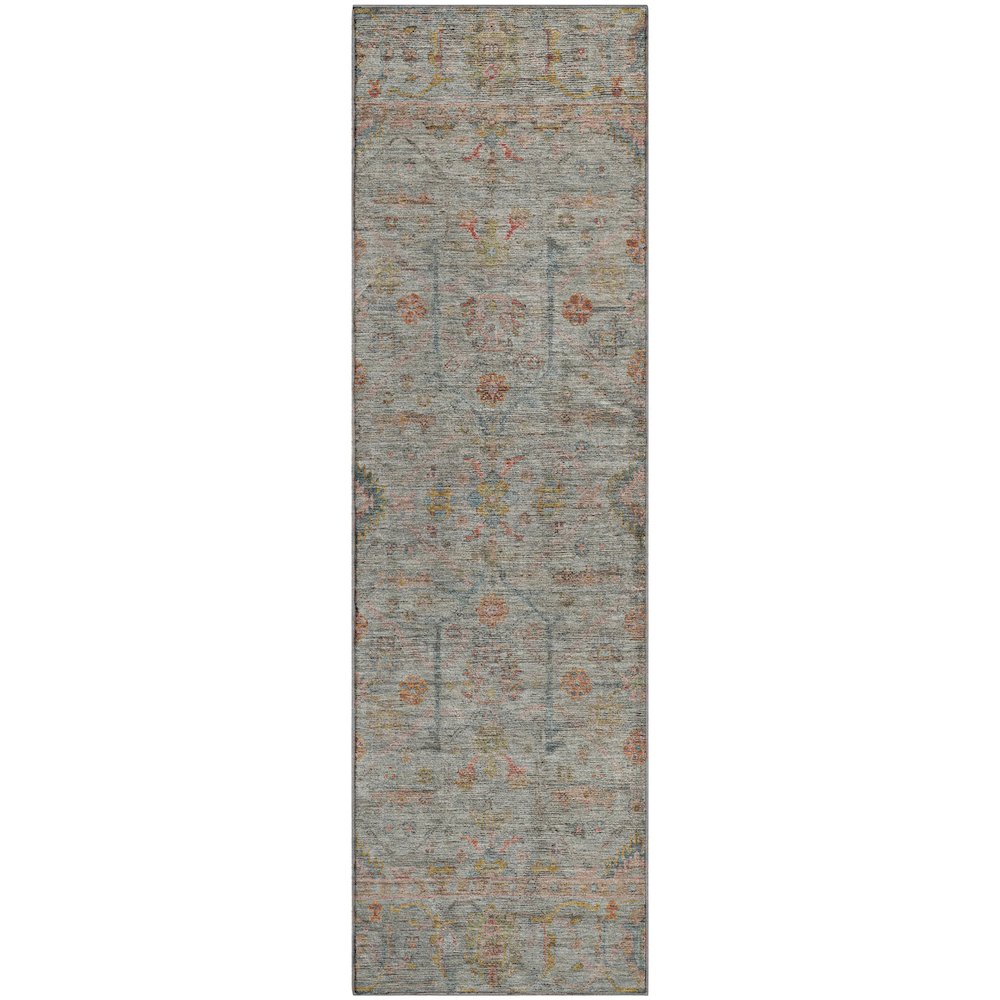 Premium Machine Washable Mayfield AMF1136 Taupe 2'3" x 7'6" Runner Rug