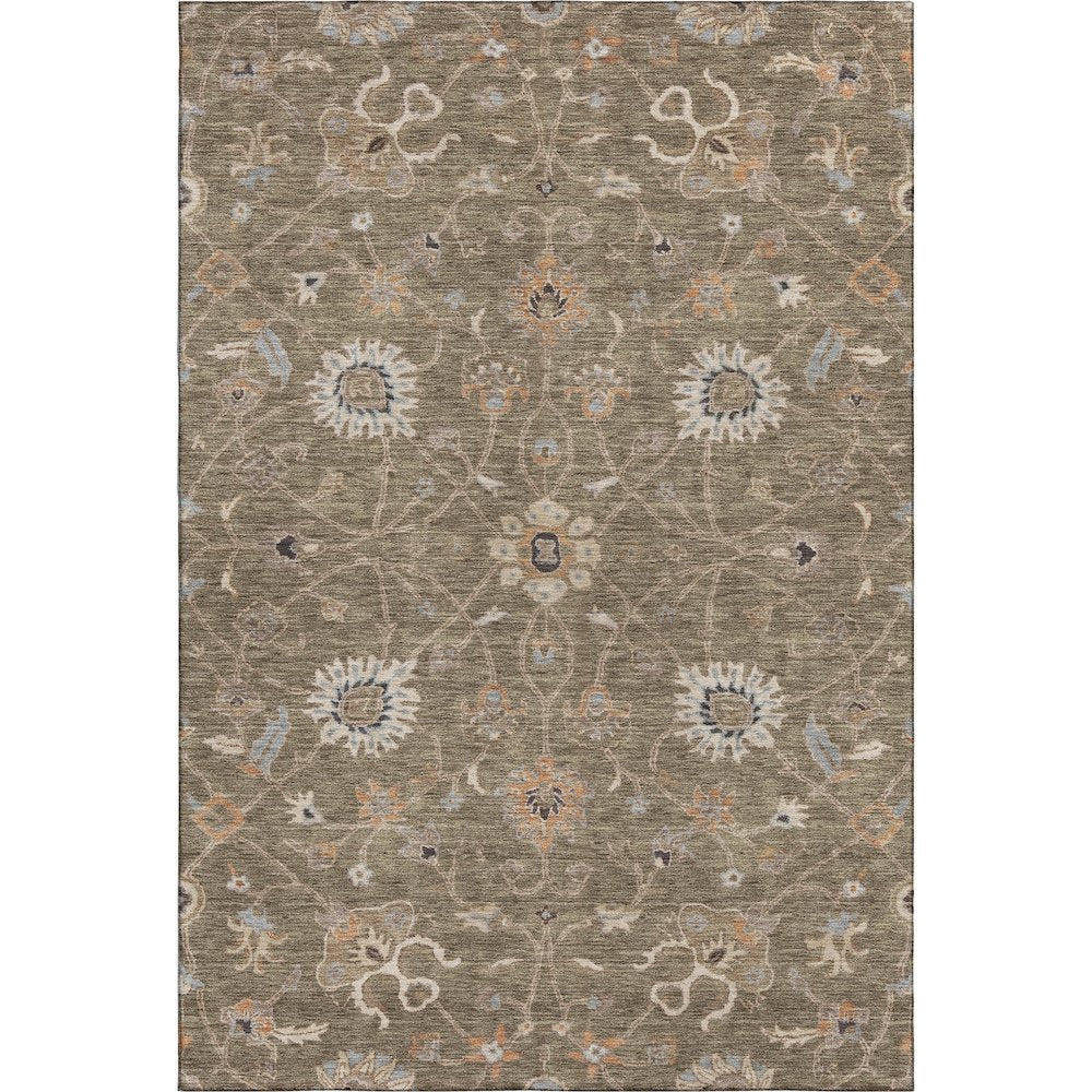 Premium Machine Washable Mayfield AMF1137 Brown 2'6" x 3'10" Rug