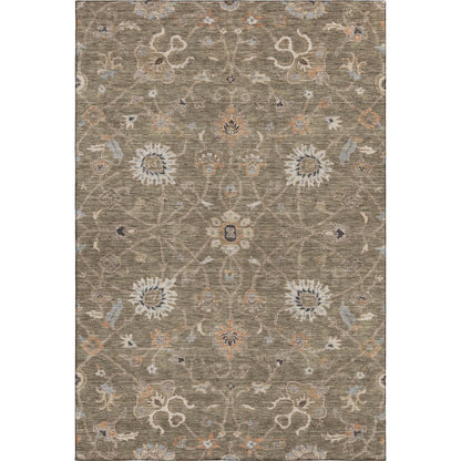 Premium Machine Washable Mayfield AMF1137 Brown 2'6" x 3'10" Rug