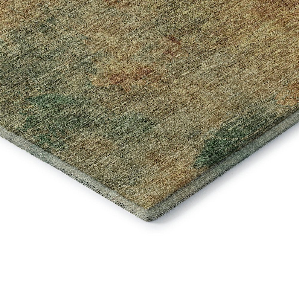 Premium Machine Washable Mayfield AMF1138 Paprika 1'8" x 2'6" Rug