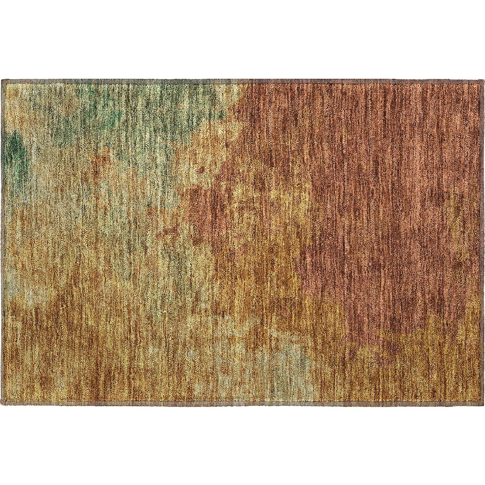 Premium Machine Washable Mayfield AMF1138 Paprika 1'8" x 2'6" Rug