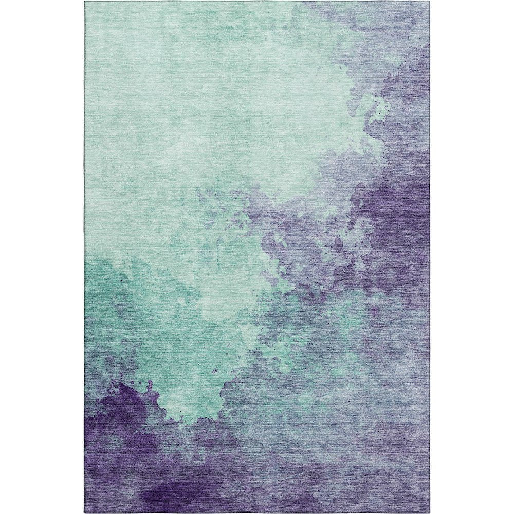 Premium Machine Washable Mayfield AMF1138 Seafoam 2'6" x 3'10" Rug