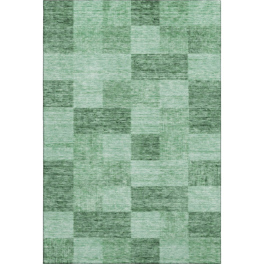 Premium Machine Washable Mayfield AMF1139 Green 2'6" x 3'10" Rug