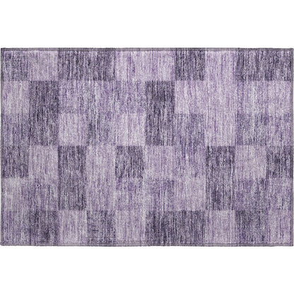 Premium Machine Washable Mayfield AMF1139 Purple 1'8" x 2'6" Rug