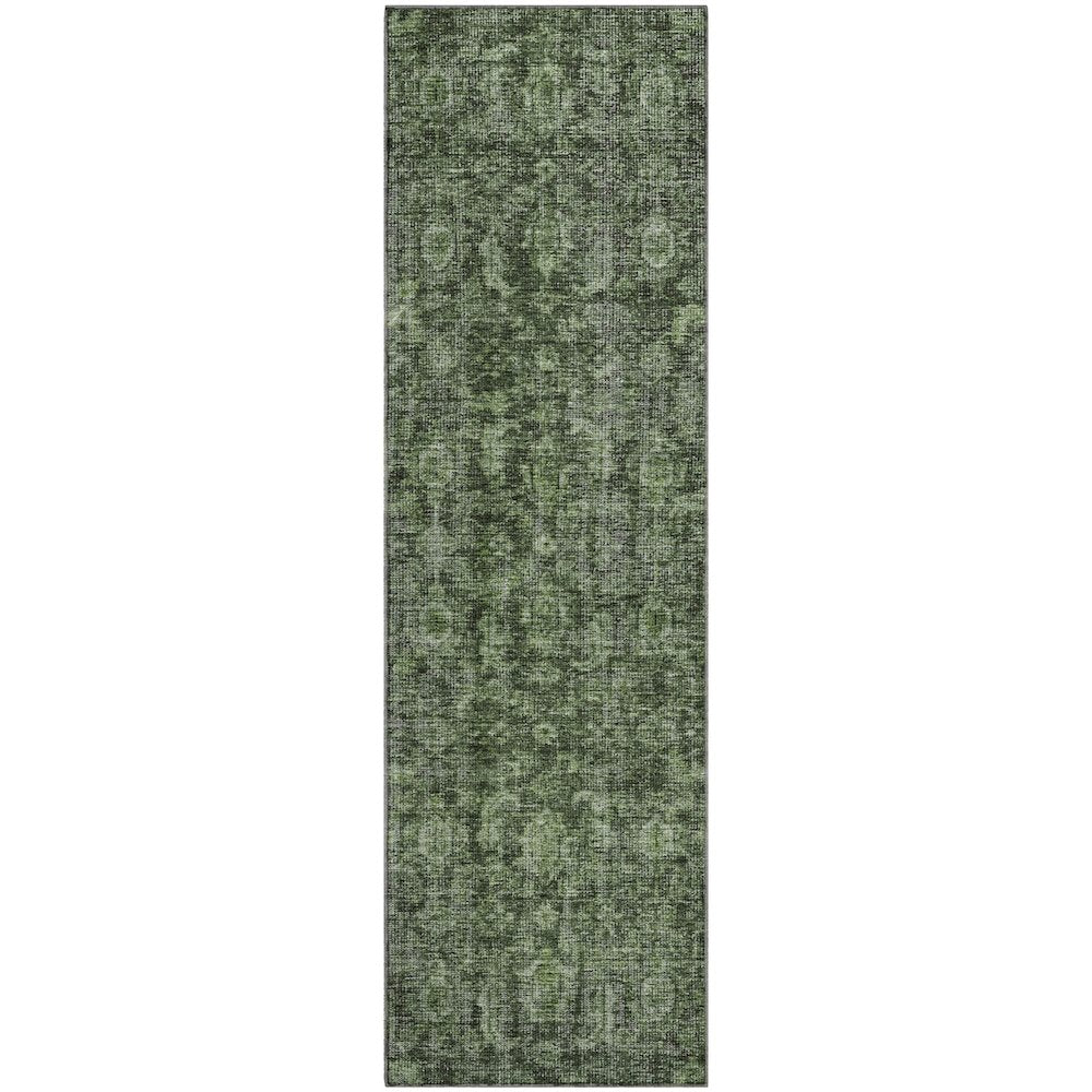 Premium Machine Washable Mayfield AMF1145 Cactus 2'3" x 7'6" Runner Rug