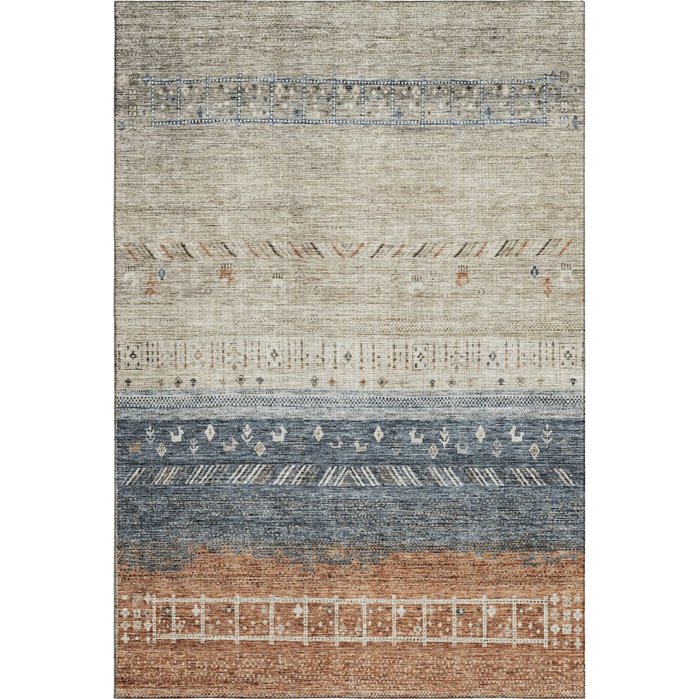 Premium Machine Washable Mayfield AMF1147 Brown 2'6" x 3'10" Rug