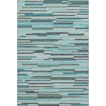 Premium Machine Washable Mayfield  Turquoise 2'6" x 3'10" Rug