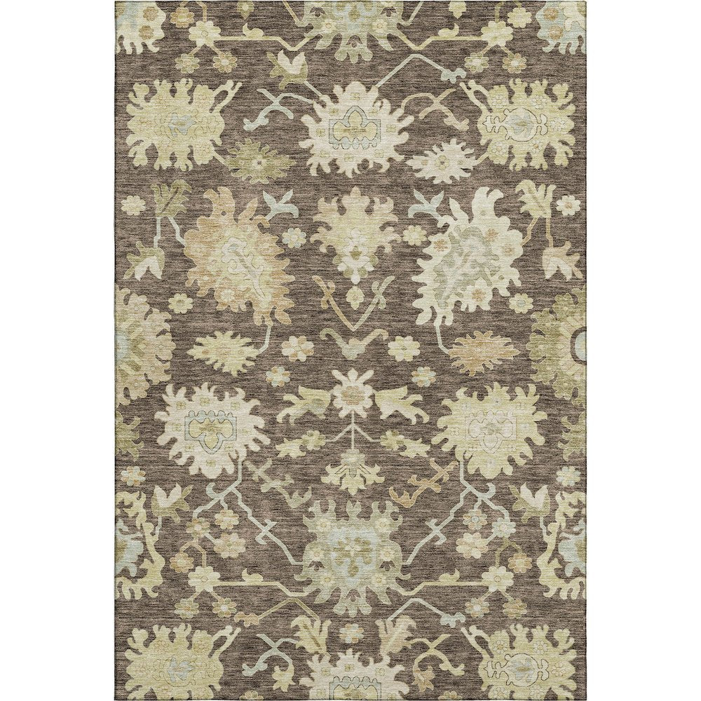Premium Machine Washable Mayfield AMF1150 Chocolate 2'6" x 3'10" Rug