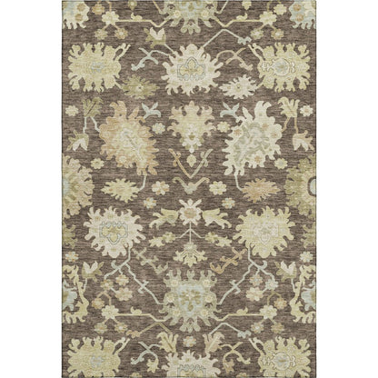 Premium Machine Washable Mayfield AMF1150 Chocolate 2'6" x 3'10" Rug